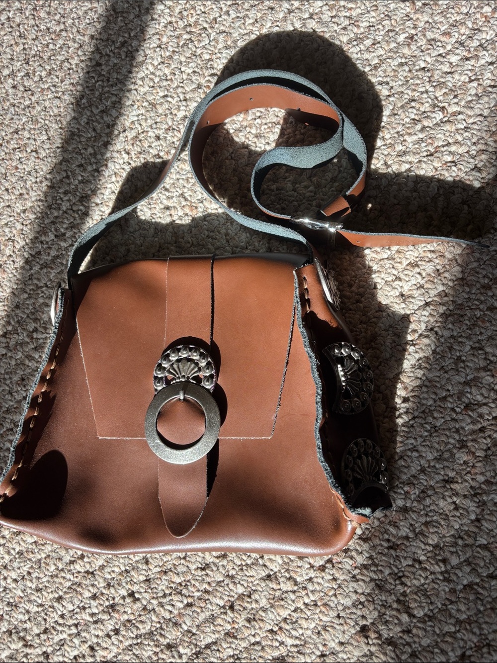 100% handcrafted in Greece // individual art leather // leather bag w wallet